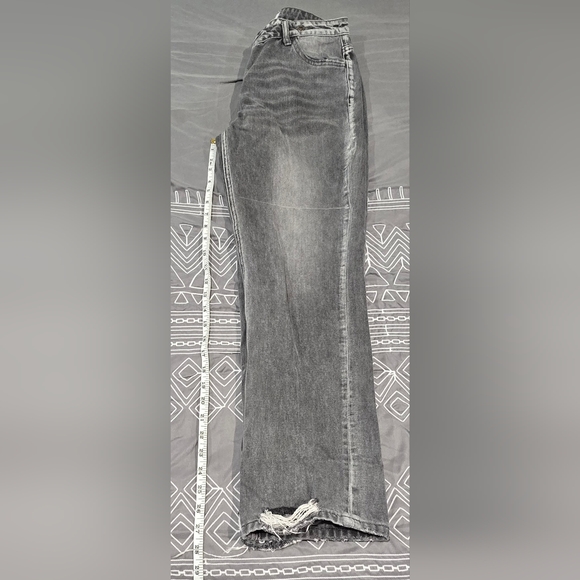 Vervet Kassie Boyfriend Crossover Jeans In Grey Size 26 - Picture 3 of 9